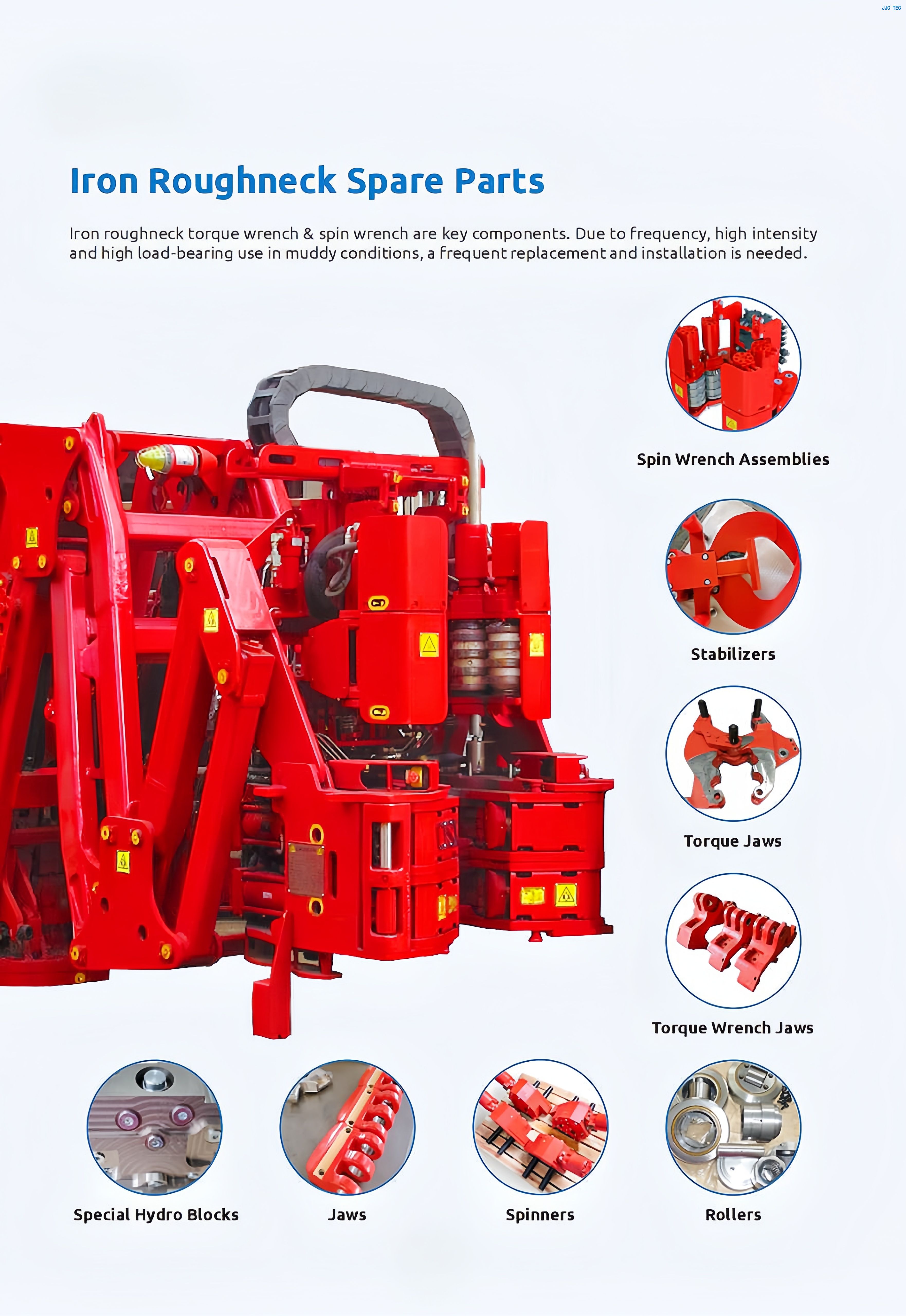 Pièce de rechange en fer Roughneck