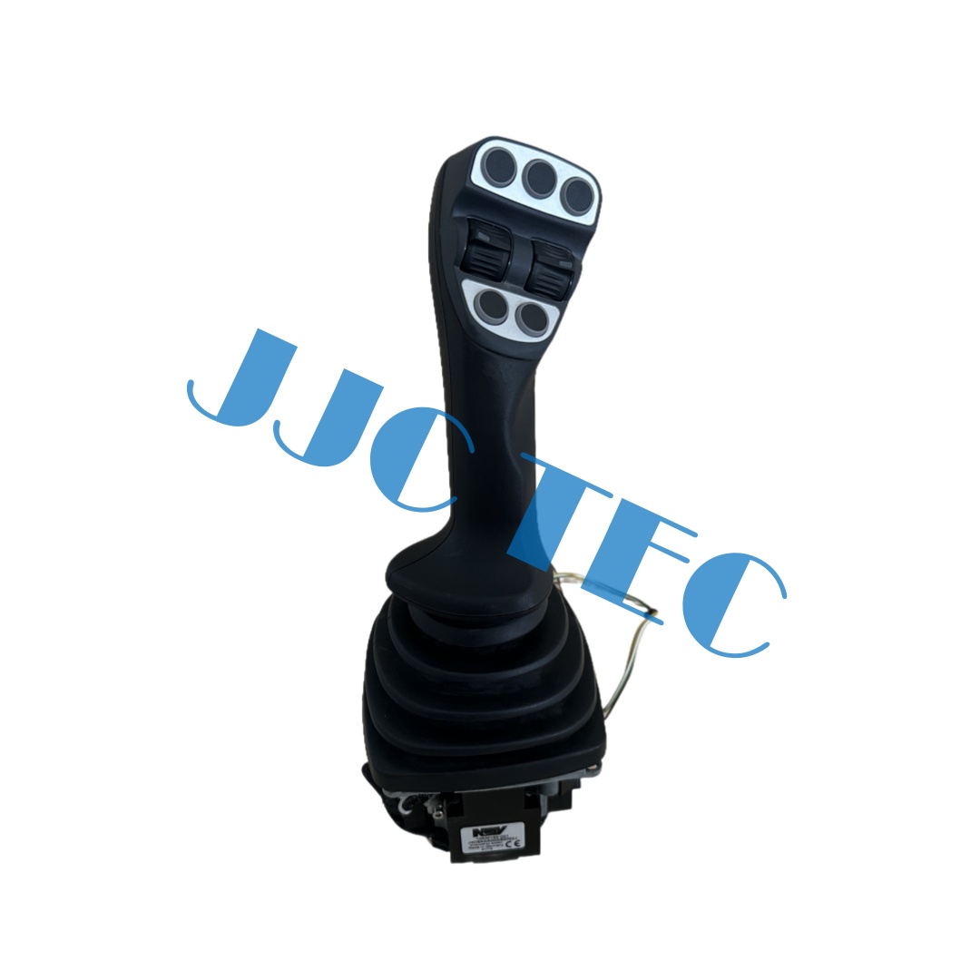 JOYSTICK ; BOUTON-POUSSOIR ; AXES MULTIPLES, réf. OEM : 10530152-001, utilisé pour CHAISE DE FORAGE