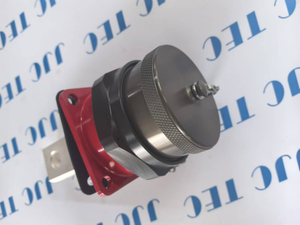 Connecteur, puissance, qd, broche / flng, bulkhd, rouge, OEM ref N °
