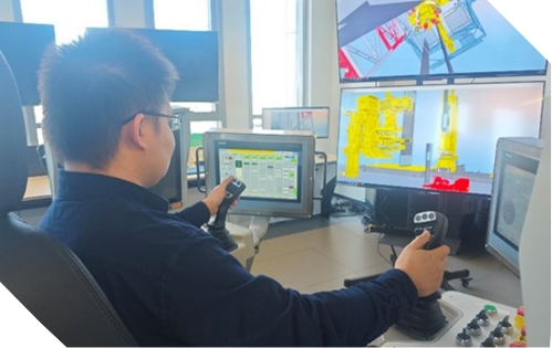 Syst&egrave;me de formation de simulation de forage